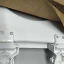 CHURCH Toilet Seat, Easy Clean Hinges Release for Deep Cleans, Durable Enameled Wood Seat, Round, White