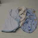 Wowelife Baby Swaddle Sleep Sacks, 3-Pack Swaddles for Newborns, Baby Swaddles 0-3 Months, 100% Cotton Swaddle Infant Blankets for Boy Baby Essentials for Newborn, Light Blue (Standard Size)