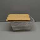 2 Pack Trash Bag Holder with Bamboo Lid, Stackable Trashbag Dispenser, Extra Large Garbage Bag Holder for Kitchen Laundry Room Under Sink Organization and Storage