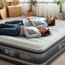 CHILLSUN 2026 Upgraded King Air Mattress with Built in Pump, 18" Raised Comfort Blow up Mattress, Luxury Air Bed Inflatable Mattress for Guests Home& Camping, Colchones Inflables 800lbs Max