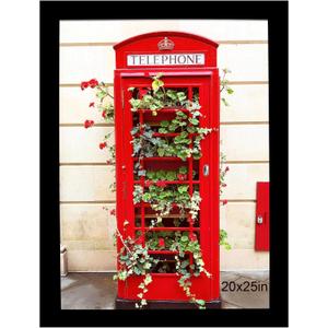 SESEAT 20x25 Picture Frame Black, Wall Hanging Poster Frames, Display Pictures 20 x 25 without Mat, 1 Pack