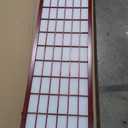Roundhill Furniture Oriental Shoji 4 Panel Screen Room Divider, Cherry