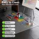 Clear Chair Mat for Hard Floor, 36" x 48" Heavy Duty Desk Mat, Convex