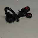 ivoler Car Phone Mount Windshield, Long Arm Clamp Universal Windshield with Double Clip Strong Suction Cup Cell Phone Holder Compatible with iPhone 15 14 13 Pro Max XS 7 8 Plus, Galaxy S24 S23 Ultra