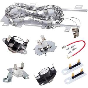 8544771 Dryer Heating Element, 279816 Thermostat Cut Off,279973 3392519 Dryer Thermal Fuse Compatible with maytag, kenmore, kitchen, whirlpool and More