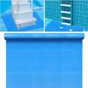 36"x36" Swimming Pool Ladder Mat Protective Swimming Pool Step Pad Protects Vinyl Pool Liner for Above Ground Swimming Pool Ladder Pad Compatible