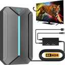 TV Antenna Indoor for Local Channels, Digital Antenna for Smart TV, Amplified Signal Booster Long Range Reception with 1200+ Miles,Supports 4K 1080p HD, Long Range Antenna for HDTV Without Cable