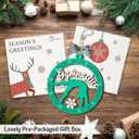 Gymnastics Christmas Ornament 2025, Gymnastics Gifts for Girls, Teenagers, Women, Coaches, Xmas Gifts for Gymnast Lovers, Sport Fan, Wooden Ornaments for Christmas Decorations