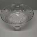 Cambro (RSB18CW135) 20 qt Round Ribbed Bowl - Camwear, Clear