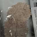 Decorative Wall Mounted Flower Hooks, White Distressed Wood Hanging Hooks, Farmhouse Boho Coat Rack for Hanging Things, Towels, Purse