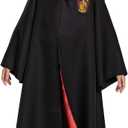 Harry Potter Robe, Official Hogwarts Wizarding World Costume Robes, Deluxe Kids Size Dress Up Accessory (Small (4-6))