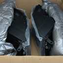 Headlights fit 09-18 Dodge Ram 1500/10-18 Dodge Ram 2500 3500 4500 5500 (Only Fit Factory Quad Style Halogen Headlamp) Black Housing Clear Reflector