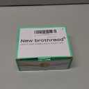 New brothread - 18 Options - Multi-Purpose 100% Mercerized Cotton Threads 50S/3 600M(660Y) Each Spool for Quilting, Serger, Sewing and Embroidery - 12 Neutral&Jean Colors