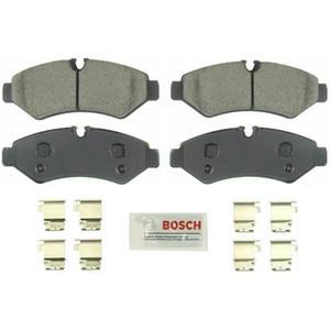 BOSCH BE2201H Blue Semi-Metallic Disc Brake Pad Set With Hardware - Compatible With Select Freightliner Sprinter 1500, Sprinter 2500; Mercedes-Benz Sprinter 1500, Sprinter 2500; REAR