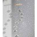 AceList Hanging Disco Ball Sun Catcher Mobile,35 inch Planet-Inspired Mirror Ball Spiral for Sparkle Decor, Handmade Light Reflecting Ornament for Window, Boho Home, Porch Gift