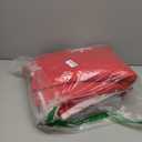 Tititada Christmas Snowflake Quilt Bedspread Set King, White Snowflake on Red Soft Microfiber Holiday Lightweight Coverlet Bedding Set with Pillow Shams