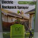 Battery Powered Backpack Sprayer 4 Gallon, Electric Garden Sprayer in Lawn