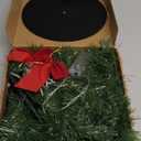 Reallnaive Christmas Cocktail Tree Stand Lighted Tree Drink Holder with Bow and Christmas Ball 3 Tier 12 Champagne Holders Martini Margarita Cups Stand for Home Xmas Party Holiday Table