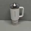 STANLEY Quencher ProTour Flip Straw Tumbler with Leakproof Lid | Built-In Straw & Handle | Cupholder Compatible for Travel | Insulated Stainless Steel Cup | BPA-Free (40 Ounces, Frost)