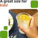 Amazon Basics Small Disposable Clear Plastic Cups, 9oz, 100 Count