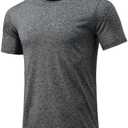 BANTREK Men's T-Shirts Soft Lightweight Short Sleeve Tee, Crew Neck Moisture Wicking Shirt for Casual Running Workout Swim XL