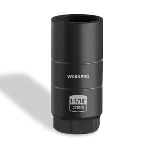 WORKPRO Oil Pressure Sensor Socket, Automotive Professional Oil Pressure Switch Socket 3/8" Drive x 1" and 1-1/16" 25mm 27mm, Quick Removing Installing Oil Sending Unit Universal Fit