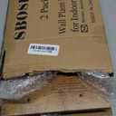 Sbosbo Floating Shelves for Wall, Plant Shelf Indoor, Wall Planters for Indoor Floating Plant Shelves for Bedroom, Living Room, Kitchen, Office, Bathroom Decor (2 Pack)