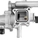 X AUTOHAUX Engine Coolant Thermostat Housing Assembly with Sensor Gasket for Chevrolet Cruze 2011-2016 for Chevy Sonic 2013-2018 1.8L 25199824 25192228 Full Aluminum Alloy