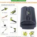 Compatible with Ryobi 40V 6.0Ah High-Output Battery, Compatible with Ryobi 40-Volt Mower Battery OP4050A OP4040A OP4030A OP4020A OP4015A OP4060A OP4075A and 40V Max Outdoor Cordless Power Tools