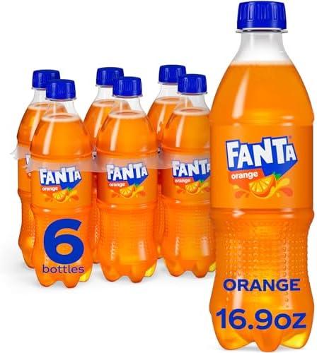 Fanta Orange, 16.9 Fl Oz, Pack of 6