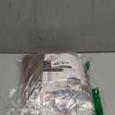 NeColorLife Ottoman Cover Square Waterproof Ottoman Slipcover Thick Storage Footrest Stool Covers Furniture Protector for Pets,Kids(Medium Size,Brown) (Brown & Light Coffee)