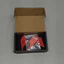 Thenice for 11th Gen Civic Center Console Panel A/C Control Button Cover Trims 6PCS Aluminium Alloy Interior Decoration for Honda Civic 2022 2023 2024 Sedan Hatchback EX EX-L Touring -Red