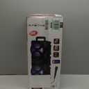 TWS Portable Wireless Bluetooth Speaker with Dual 6.5 Inch Woofer, PA Speaker System with Wired Microphone, Remote, FM Radio, Party Lights, Outdoor Karaoke Machine for Events, Camping, Travel