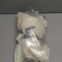 2 Pcs Easter Bunny Throw Pillows Cute Rabbit Shaped Cotton-Linen Decorative Pillows with Plaid Bow Tie Farmhouse Easter Home Decor for Bedroom Sofa Couch Birthday Gift Ideas (16.9x9.8 Inches)