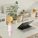 7 x 3 Pack 12" Replacement Straws, Compatible with Stanley Cup 40 ozReusable Straw with Straw Brush for Stanley Cup Accessories, for Stanley StrawsFood Grade & BPA Free(Translucent White)