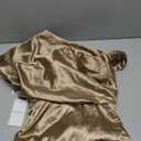 WENKAFO Exclusive Dress, Golden Color, No Size Found