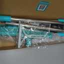 Carpet Rake for Pet Hair Removal - 60" Adjustable Long Handle Carpet Rake, 3 in 1 Reusable Pet Hair Removal Tool Kit, Cat Dog Fur Rakes Scraper Carpet Broom for Carpets, Rugs, Mats (Green)