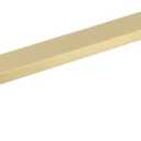Amerock | Cabinet Pull | Brushed Gold/Satin Nickel | 5-1/16 inch (128 mm) Center to Center | Overton | 1 Pack | Drawer Pull | Drawer Handle | Cabinet Hardware (5-1/16 inch (128mm) Center-to-Center)