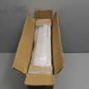 AWASEN White Rattan Nightstand, Modern Bedside Table with Rattan Drawer, End Table with Storage and Solid Wood Legs for Bedroom Living Room Small Space (White)