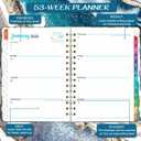 7 x 2026 Planner - 2026 Planner Weekly and Monthly from Jan. 2026 to Dec. 2026, Calendar Planners 2026 with Inner Pocket, Colorful Tabs, 6.4'' x 8.5'' (Blue & White)