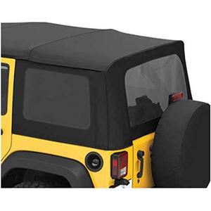 Bestop 5813535 Black Diamond Tinted Window Kits Replace-A-Top Soft Tops for 2011-2018 Wrangler JK Unlimited