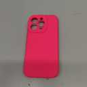 Vooii Compatible with iPhone 16 Pro Case, Liquid Silicone Upgrade [Camera Protection] [Soft Anti-Scratch Microfiber Lining] Shockproof Phone Case for iPhone 16 Pro 6.3 inch - Hot Pink
