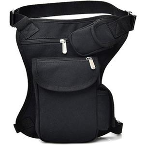 Canvas Hiking Waist Fanny Pack Tactical Drop Leg Bag Purse Running Waist Belt Hip Bag Outdoors Motorcycle Bike Cycling Pouch Shoulder Bag