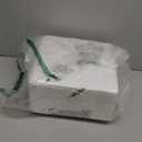 Square Glass Vases 4"x4" Clear Cube Flower Vase for Wedding Centerpiece Candle Holder Home Decor, Set of 4