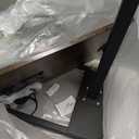 Side Table Sofa Tray for Couch Heavy Metal Base Swivel/Adjustable Height, Sofa Bed Bathroom Study TV Tray C Shaped End Table Food Snack Trays for Eating