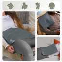 Large Hot and Cold Flexible Gel Ice Packs for Injuries Reusable, Cold Packs for Injuries Reusable Ice Packs, Soft Ice Pack for Back Cold Compress - 11.5" x 14.5" - Grey