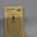 TECKNET Wireless Mouse for Laptop, 2.4G Quiet Computer Mouse with USB Receiver, 4 Buttons Portable Cordless Mice for Chromebook, Laptop, PC, Mac, 800/1200/1600 DPI - Mint Green