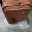 Joyway Expandable Carry On Luggage Sets with Front Pocket, Brown, 3 Piece Sets