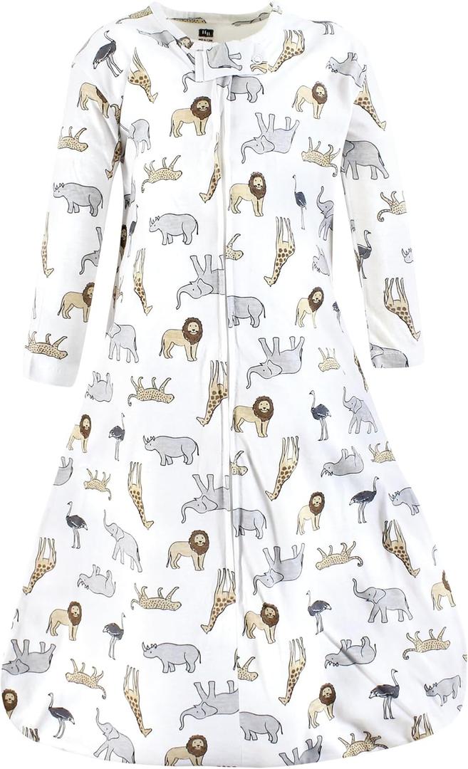 Hudson Baby Unisex Baby Long Sleeve Cotton Jersey Sleeping Bag (L)