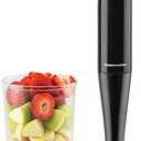 Toastmaster Immersion Hand Blender Mixer Black with 700ml Blending Cup 100W